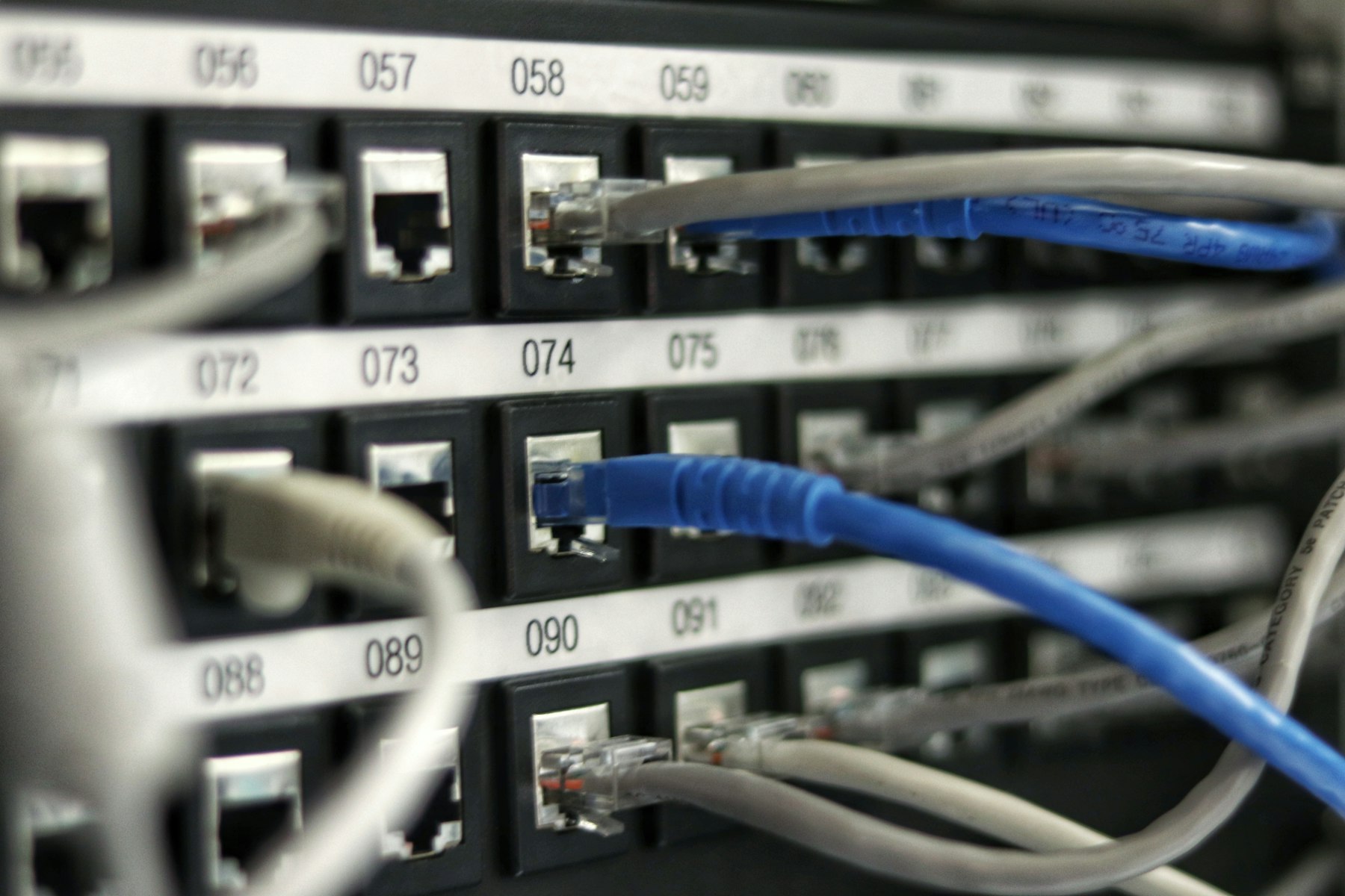 A close-up of server hardware in a clean enclosure