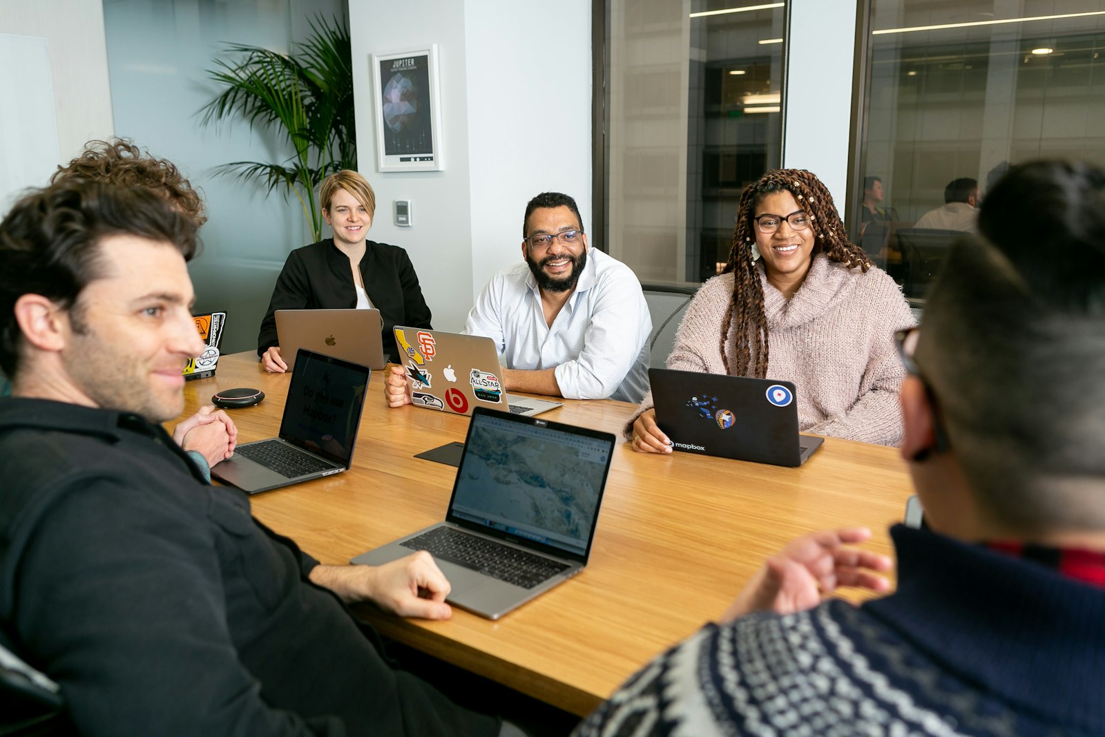 A video conference on a computer screen